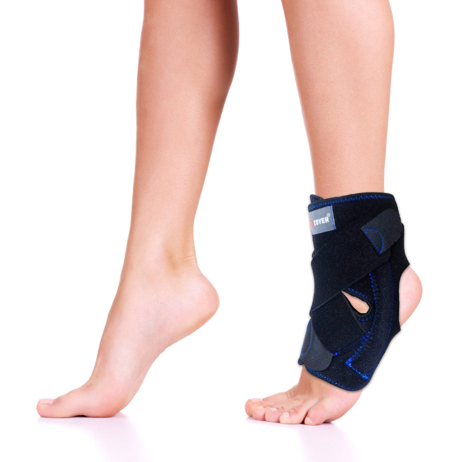 ZOYER Recovery Ankle Brace with Dual Spring Stabilizers