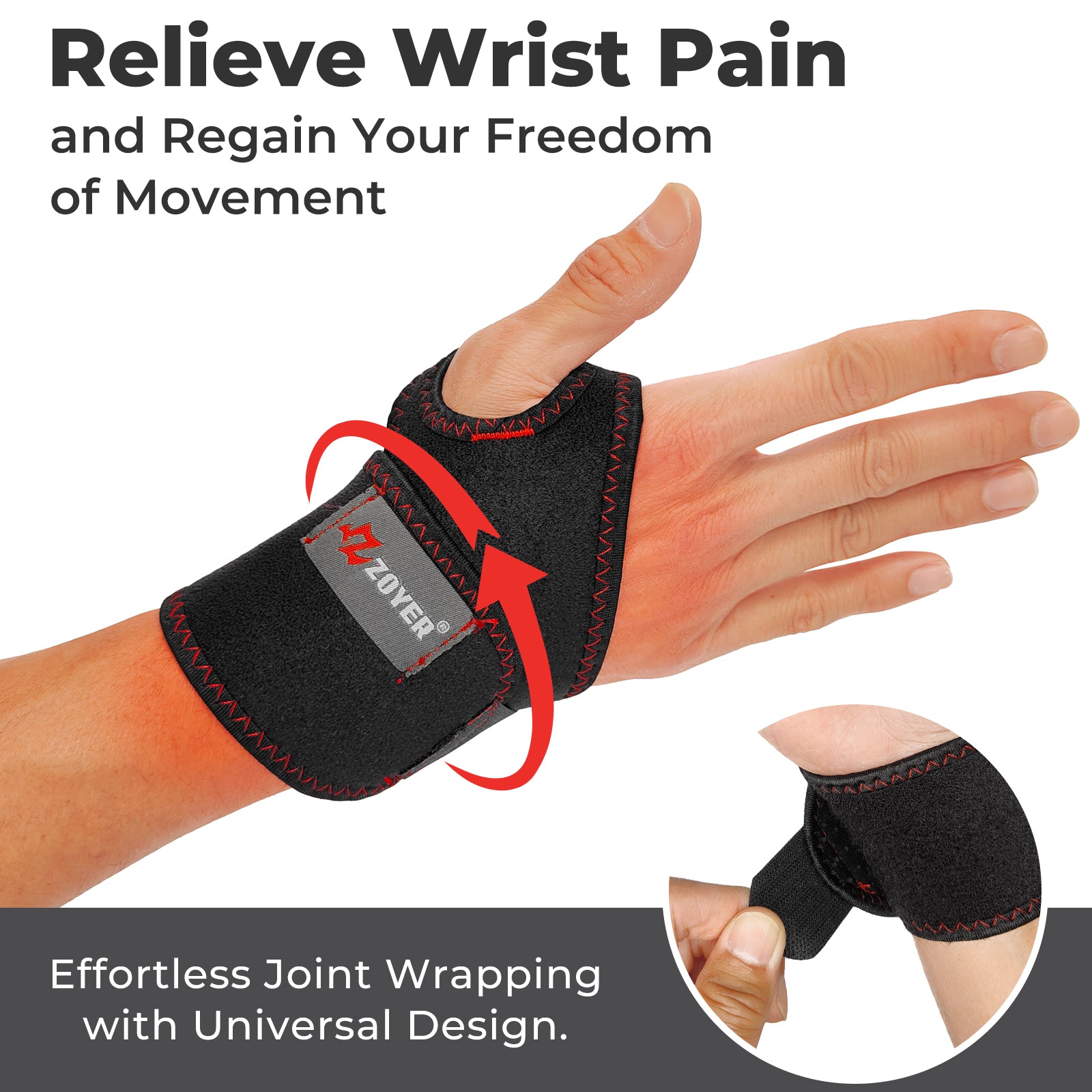 ZOYER Performance - Wrist Wrap - One Size Fits All – ZoyerUSA