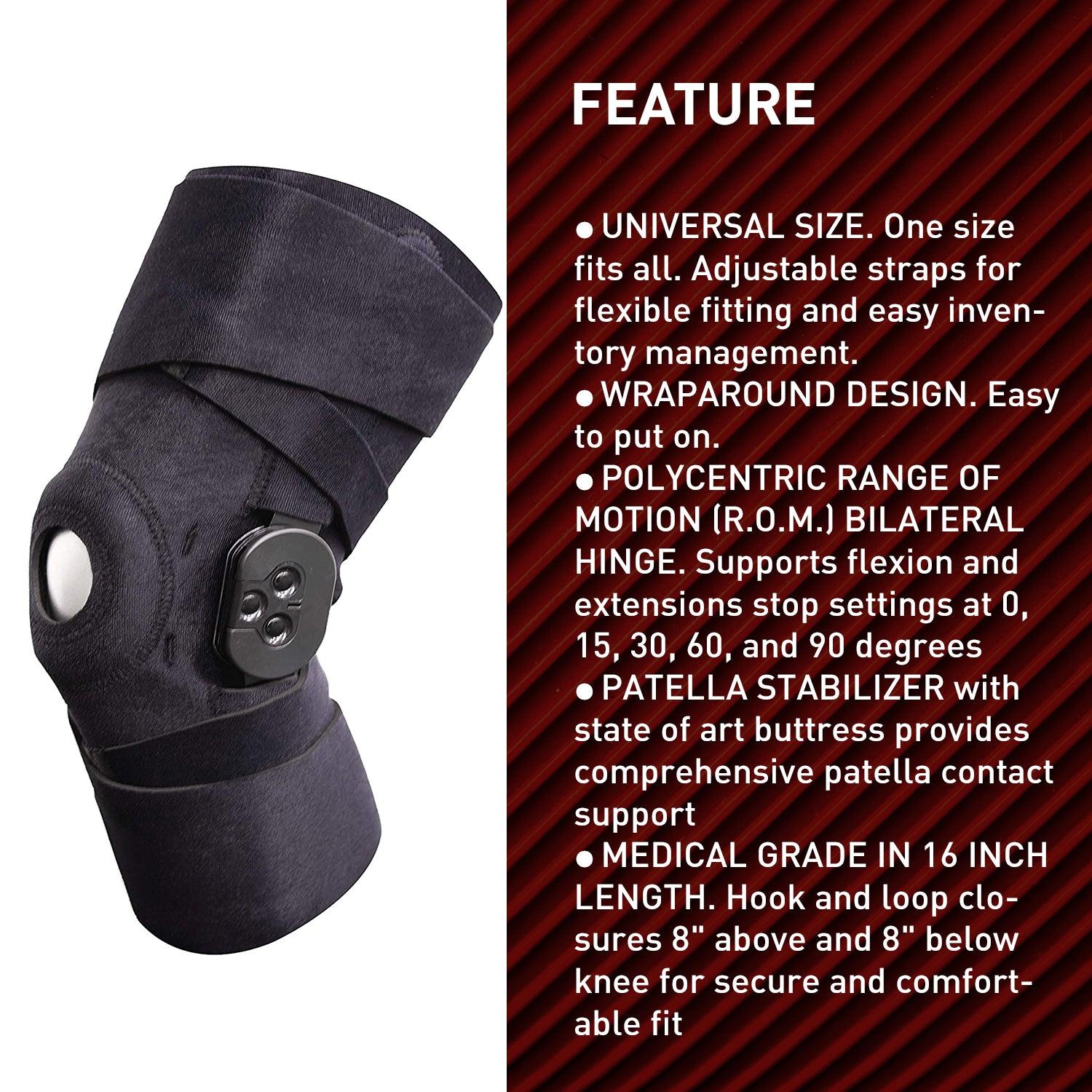 Zoyer Recovery+ Essential ROM Knee Brace (Universal Fit) - ZoyerUSA