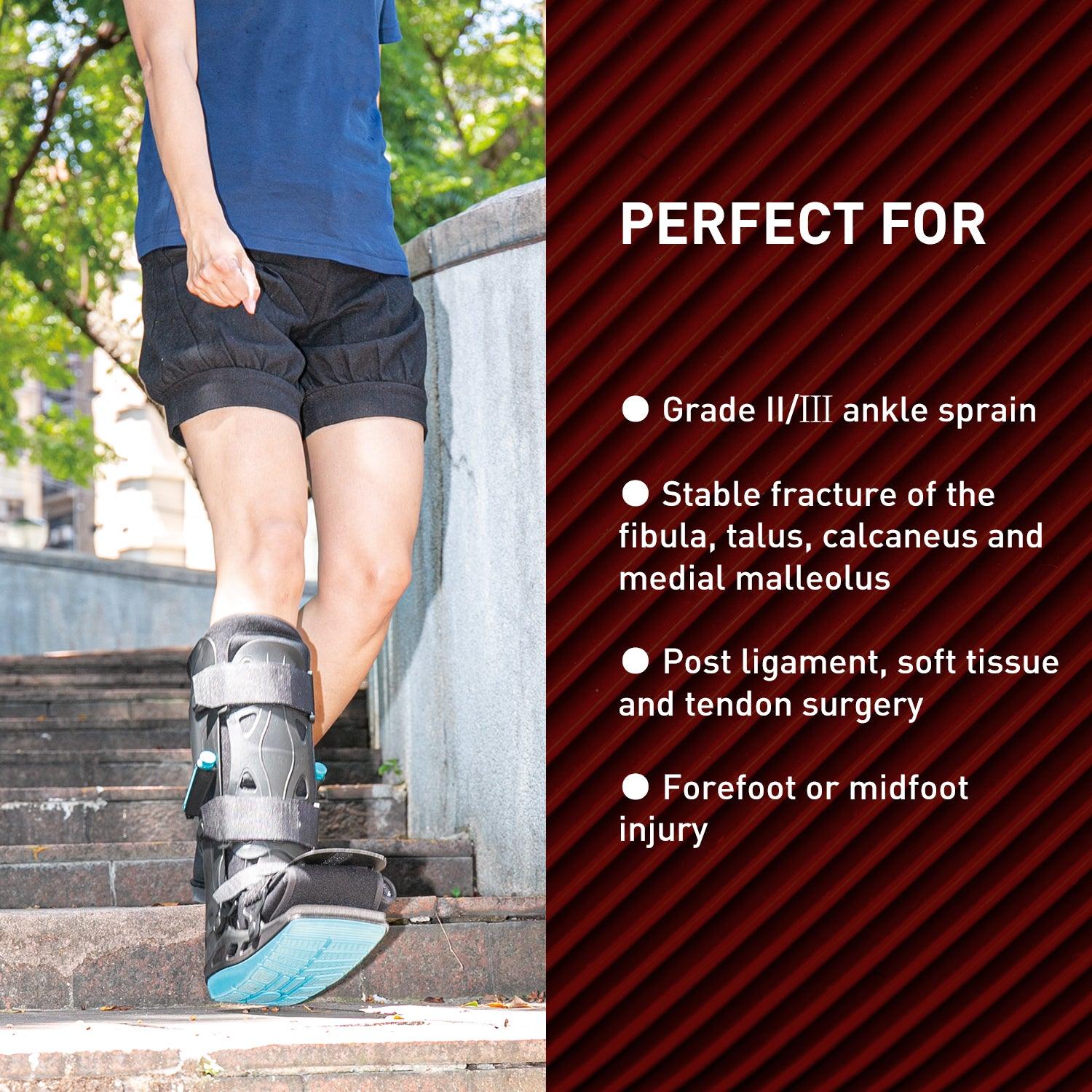 Zoyer Recovery+ 17" Pro Walker Boot w/ Dual Pumps - ZoyerUSA